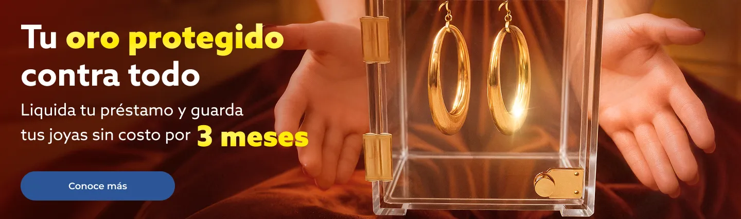 Protección garantizada para tu oro y joyas empeñadas